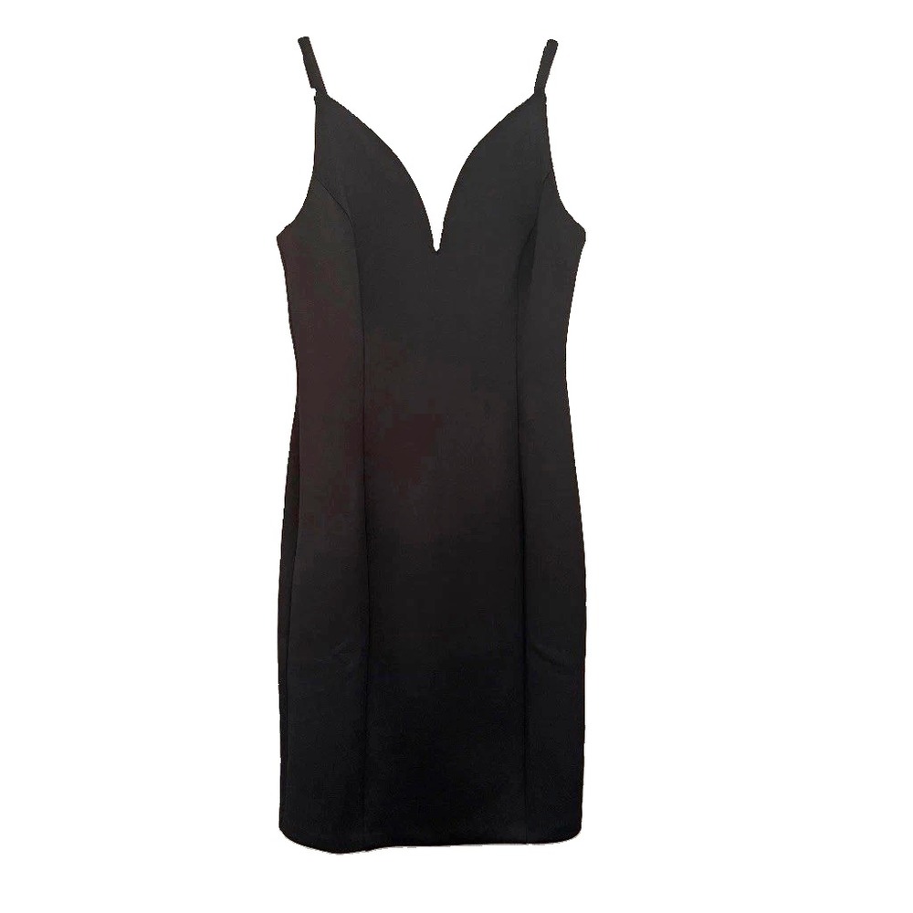WHBM White House Black Market Ribbed Midi Dress 10 NWT LBD Event Cocktail Date